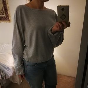 Zara grey sweatshirt M